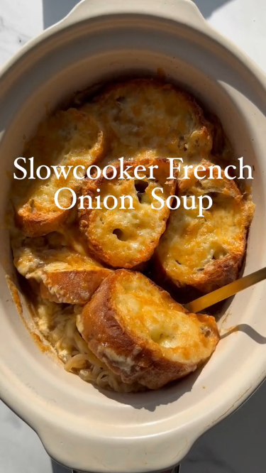 slow cooker french onion soup recipe