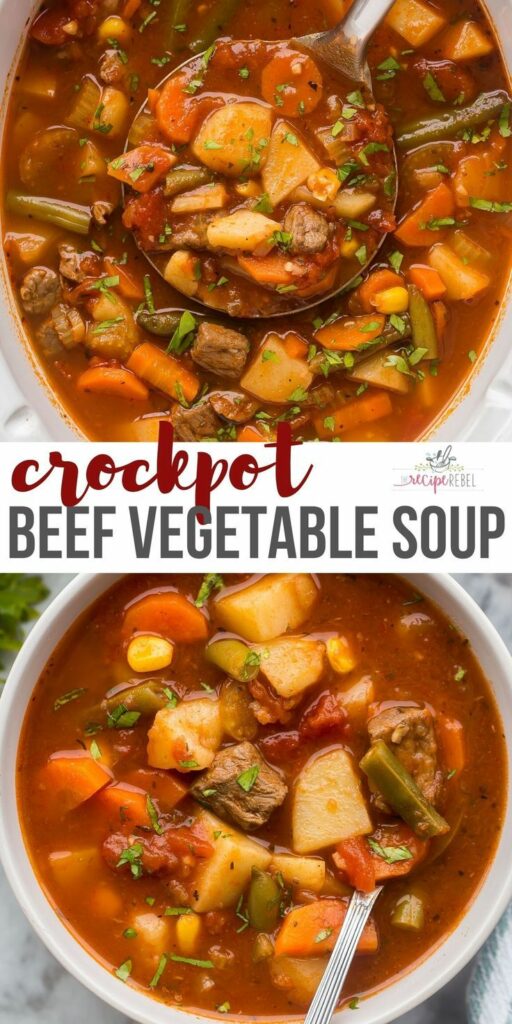 crockpot vegetable beef soup