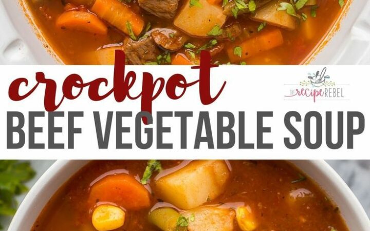crockpot vegetable beef soup