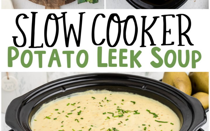 slow cooker potato leek soup