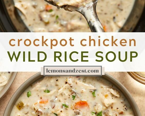 crockpot chicken wild rice soup